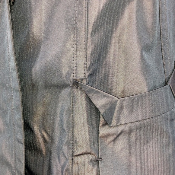 Elie Tahari Black w/ Brown Metallic Pattern Jacket - Picture 4 of 7